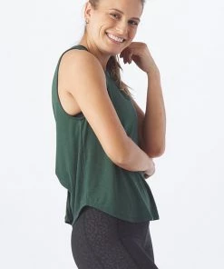 GLYDER GALLERY Athleisure ELECTRIC TANK FOREST