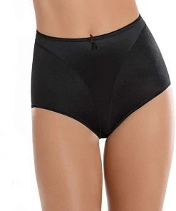 LEONISA Shapewear HI-CUT PANTY SHAPER BLACK