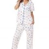 CHARLES KOMA AND SONS INC Sleepwear Collection DRAGONFLY DREAMS CROP PJ SET 2 CHARLES KOMA AND SONS INC Sleepwear Collection DRAGONFLY DREAMS CROP PJ SET