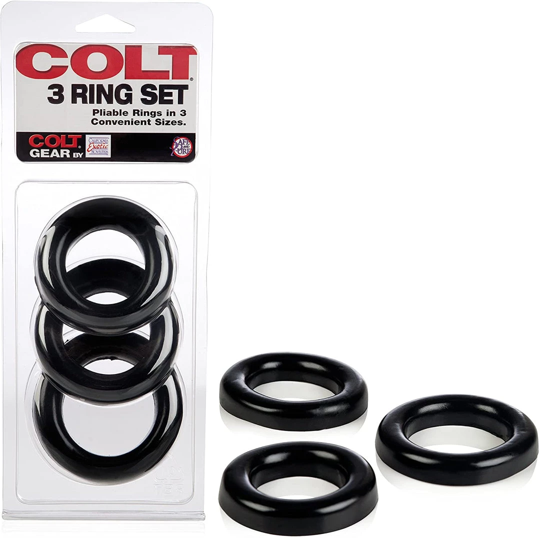 ELDORADO TRADING COMPANY After Dark COLT 3 RING SET 3 ELDORADO TRADING COMPANY After Dark COLT 3 RING SET