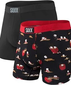 SAXX UNDERWEAR VIBE BOXER BRIEF 2PK