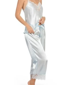 MGT INDUSTRIES LINDSAY SATIN PJ SET