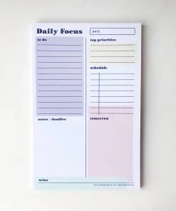 STEEL PETAL PRESS DAILY FOCUS NOTEPAD Accessories