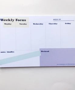 STEEL PETAL PRESS WEEKLY FOCUS NOTEPAD