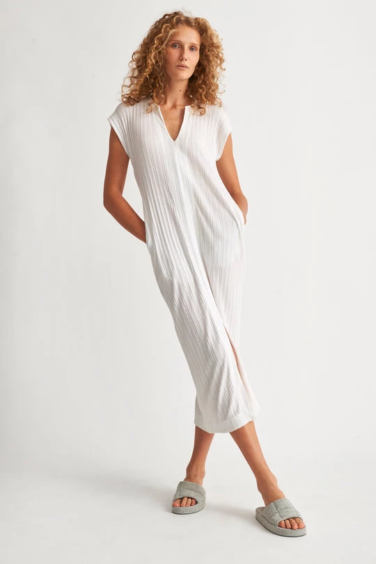 Skin Lingerie RAMONA CAFTAN BLACK Organic Cotton 3 Skin Lingerie RAMONA CAFTAN BLACK Organic Cotton