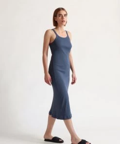 Skin Lingerie RADIKA CHEMISE AZURE BLUE