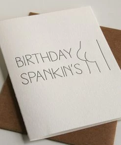 STEEL PETAL PRESS Gifts BIRTHDAY SPANKIN'S CARD