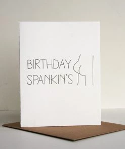 STEEL PETAL PRESS Gifts BIRTHDAY SPANKIN'S CARD