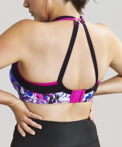 PANACHE NORTH AMERICA, INC Sports Bras LIQUID WAVES NON PADDED SPORTS BRA 7 PANACHE NORTH AMERICA, INC Sports Bras LIQUID WAVES NON PADDED SPORTS BRA