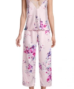 MGT INDUSTRIES Sleepwear Collection HUNTINGTON CAMI CROP PJ SET
