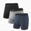 SAXX UNDERWEAR Men's Underwear DAYTRIPPER BOXER BRIEF FLY 3 PK 1 SAXX UNDERWEAR Men's Underwear DAYTRIPPER BOXER BRIEF FLY 3 PK