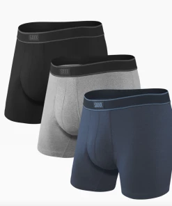 SAXX UNDERWEAR Men's Underwear DAYTRIPPER BOXER BRIEF FLY 3 PK
