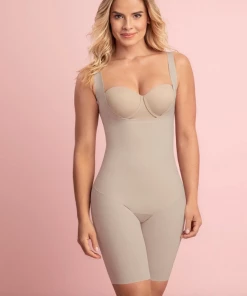LEONISA STEP IN MID THIGH BODY SHAPER Shapewear