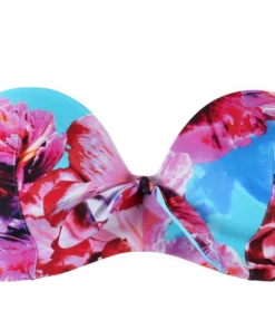 POUR MOI HEATWAVE HALTER TOP PACIFIC