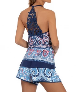 MGT INDUSTRIES BERKLEY TAPESTRY CAMI SHORT SET