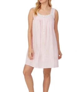 CHARLES KOMA AND SONS INC COTTON BLISS PINK DOBBY CHEMISE Sleepwear Collection