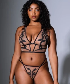 Thistle And Spire MEDUSA BRALETTE BLACK