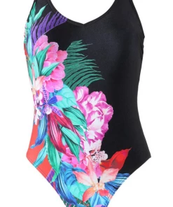 POUR MOI Swimwear Collection IN THE MIX SWIMSUIT MULTI