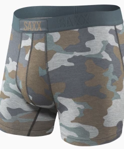 SAXX UNDERWEAR VIBE BOXER BRIEF GREY SUPERSIZE Men's Underwear
