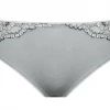 GOLYTA INTERNATIONL LACE & MODAL THONG GRAY