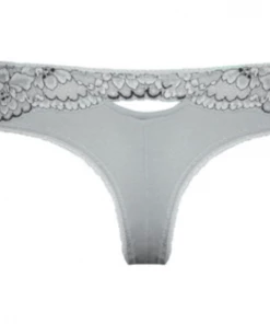 GOLYTA INTERNATIONL LACE & MODAL THONG GRAY