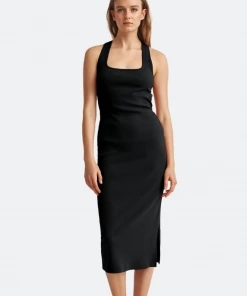 Skin Lingerie Organic Cotton ILIANA DRESS BLACK