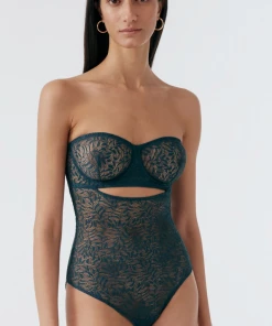 ELSE LINGERIE Sleepwear Collection ACACIA U/W BODYSUIT CEDAR