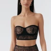 ELSE LINGERIE ACACIA U/W STRAPLESS BRA BLACK