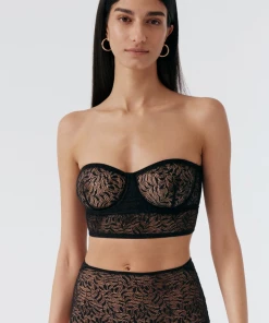 ELSE LINGERIE ACACIA U/W STRAPLESS BRA BLACK