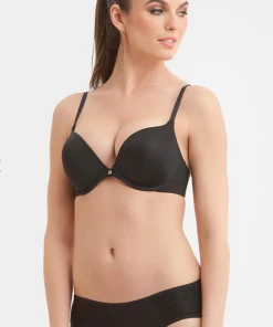 MONTELLE INTIMATES INC PRODIGY PUSH UP BRA BLACK