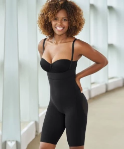 LEONISA Shapewear SEAMLESS HIGH WAISTED W/THIGH CO