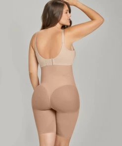 LEONISA Shapewear SEAMLESS HIGH WAISTED W/THIGH CO