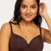 MONTELLE INTIMATES INC PURE PLUS BRA COCOA 1 MONTELLE INTIMATES INC PURE PLUS BRA COCOA