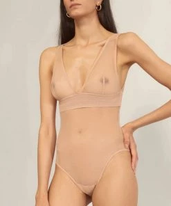 ELSE LINGERIE Sleepwear Collection BARE SOFT CUP BODYSUIT