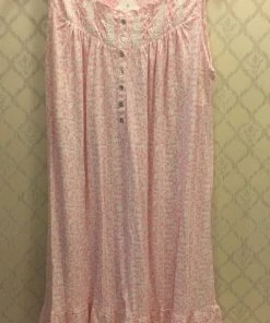 CHARLES KOMA AND SONS INC Sleepwear Collection PINK FLORAL SHORT CHEMISE