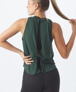 GLYDER GALLERY Athleisure ELECTRIC TANK FOREST