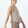 GLYDER GALLERY Athleisure ELECTRIC TANK OATMILK LEOPARD