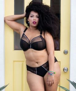 EVEDEN DIRECT MATILDA UW PLUNGE BRA BLACK Bras