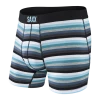 SAXX UNDERWEAR VIBE BOXER BRIEF GREY POP STRIPE Men's Underwear