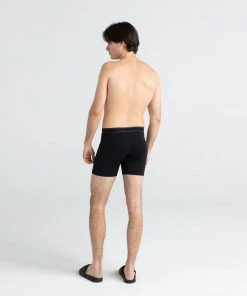 SAXX UNDERWEAR Men's Underwear DAYTRIPPER BB FLY BLACK
