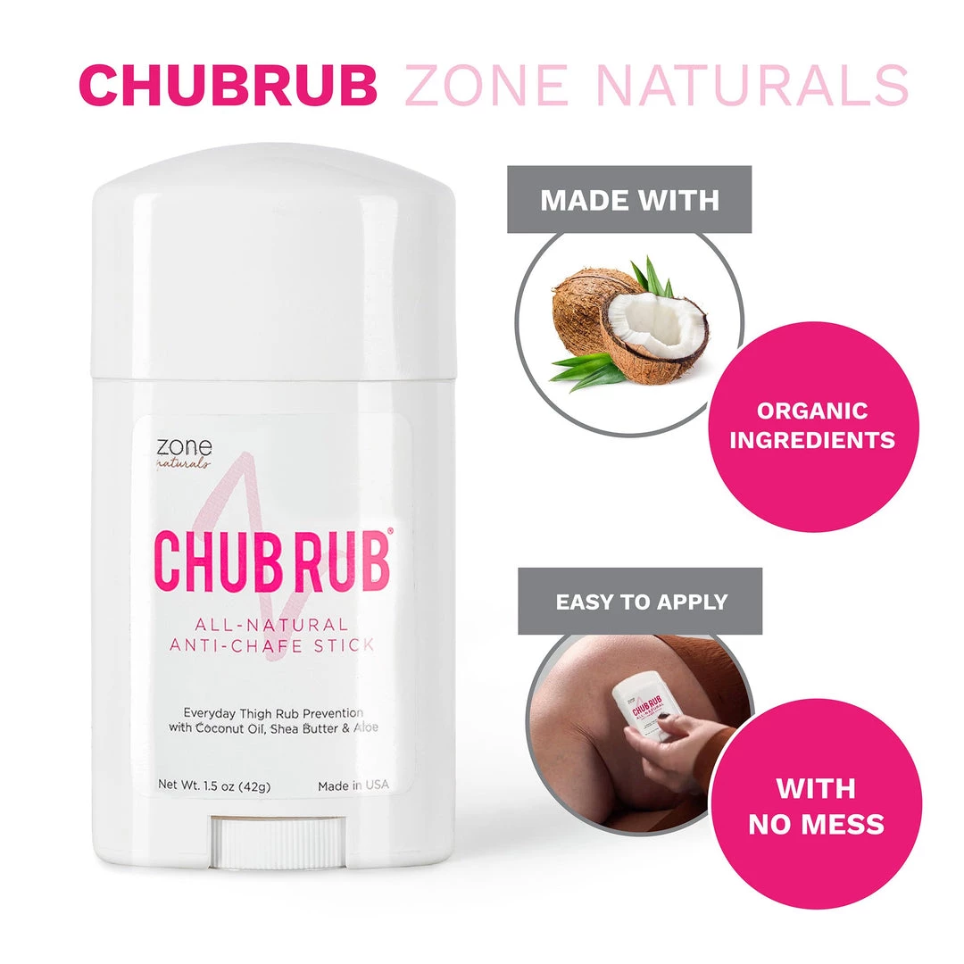 MED ZONE PRODUCTS, LLC CHUB RUB ANTI-CHAFING STICK Accessories 5 MED ZONE PRODUCTS, LLC CHUB RUB ANTI-CHAFING STICK Accessories