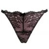 POUR MOI DARK ROMANCE THONG BLACK/ PINK