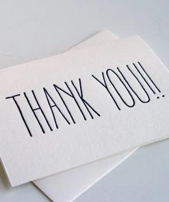 STEEL PETAL PRESS Gifts THANK YOU!! CARD