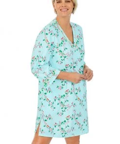 CHARLES KOMA AND SONS INC 3/4 SLEEVE SLEEPSHIRT SONG BIRDS Sleepwear Collection