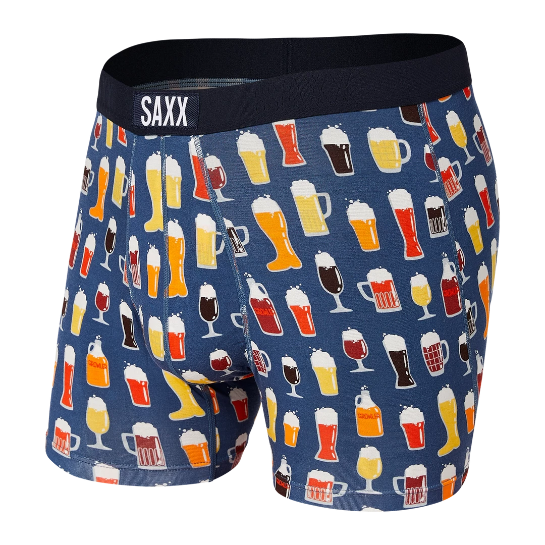 SAXX UNDERWEAR VIBE BOXER BRIEF DENIM PITCHER 4 SAXX UNDERWEAR VIBE BOXER BRIEF DENIM PITCHER