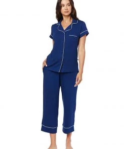 THE CAT'S PAJAMAS PIMA KNIT CAPRI