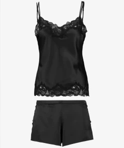 CHARLES KOMA AND SONS INC LACE TRIM CAMI SHORT PJ SET Sleepwear Collection 10 CHARLES KOMA AND SONS INC LACE TRIM CAMI SHORT PJ SET Sleepwear Collection