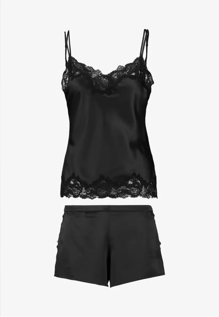 CHARLES KOMA AND SONS INC LACE TRIM CAMI SHORT PJ SET Sleepwear Collection 5 CHARLES KOMA AND SONS INC LACE TRIM CAMI SHORT PJ SET Sleepwear Collection
