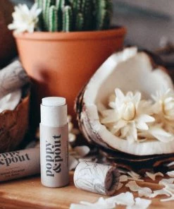 Gifts POPPY & POUT LIP BALM ISLAND COCONUT
