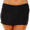 CAPRIOSCA SWIMWEAR PLAIN SKIRTED BOTTOM